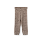 Baby setje - Pointelle overslag romper en legging - Natural Melange - 100% merino wol - Copenhagen Colors - broekje