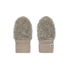Baby Fäustlinge - Wool Teddy - Camel Melange - 100% Wolle - HUTTEliHUT