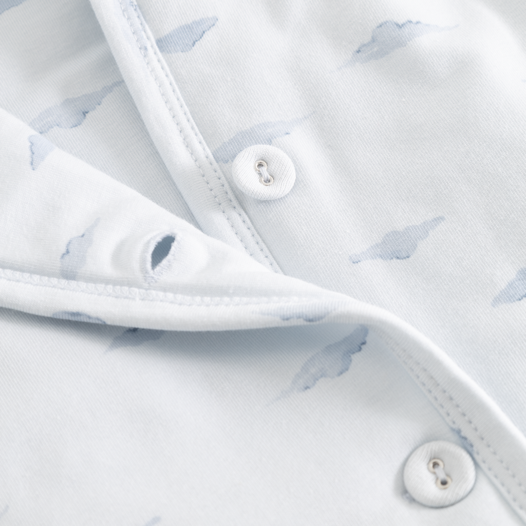 Gewatteerd babypak Rexa met capuchon - Biologisch katoen & TENCEL™ Modal - New Born Cumu Print - MarMar Copenhagen - productfoto - afbeelding 5