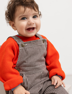 Gebreide babytrui Torin B - Biologisch katoen - Grapefruit - MarMar Copenhagen - productfoto - afbeelding 5