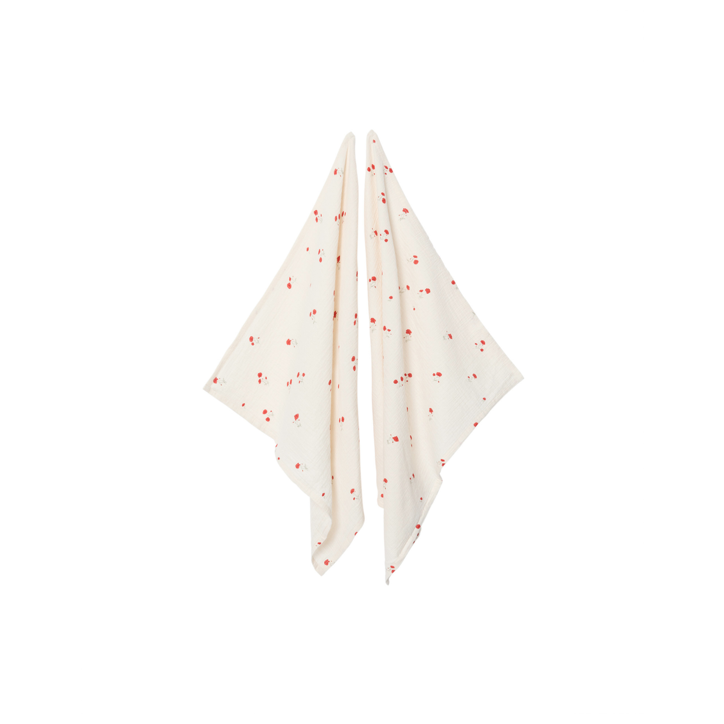 Hydrofiele doeken - Muslin Blanket - 2 paar - 60x60 cm - Poppy - Garbo&Friends