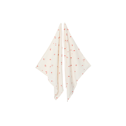 Hydrofiele doeken - Muslin Blanket - 2 paar - 60x60 cm - Poppy - Garbo&Friends