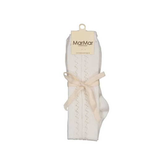 Baby kniekousjes - Creme Pointelle - Katoen - Marmar Copenhagen