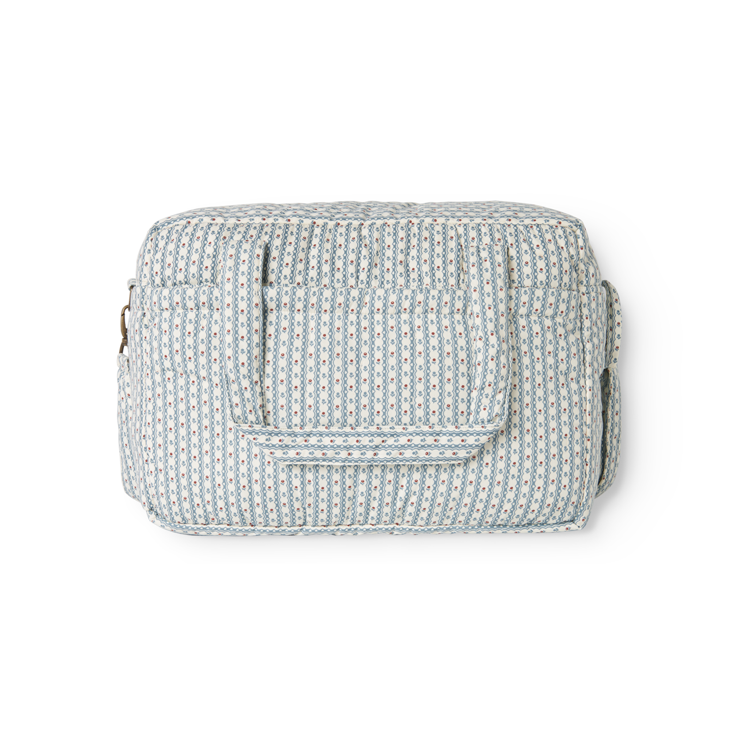 Luiertas/weekendtas - Floral Stripe - Biologisch katoen - MarMar Copenhagen