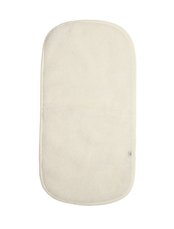 Alwero - Matrasbeschermer wieg en kinderwagen - 100% natuurlijke wol - productfoto natural