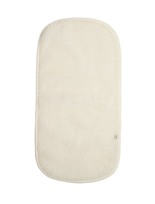 Alwero - Matrasbeschermer wieg en kinderwagen - 100% natuurlijke wol - productfoto natural