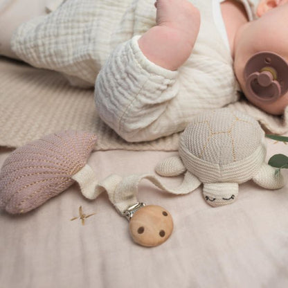 Pram Toy Tilly the Turtle - Organic Cotton - Baby Bello