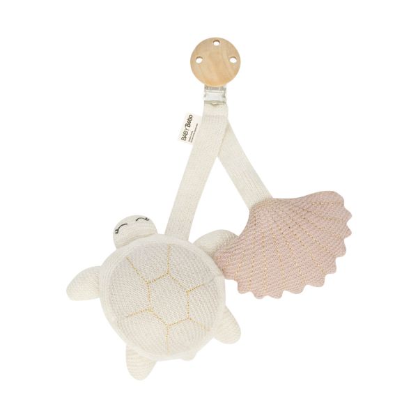 Pram Toy Tilly the Turtle - Organic Cotton - Baby Bello