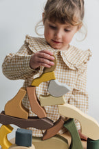Houten bouwblokken Mum & Child – Open-ended play – Raduga Grëz
