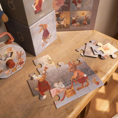 4 puzzels vrienden - FSC karton - 3+ jaar - Egmont Toys