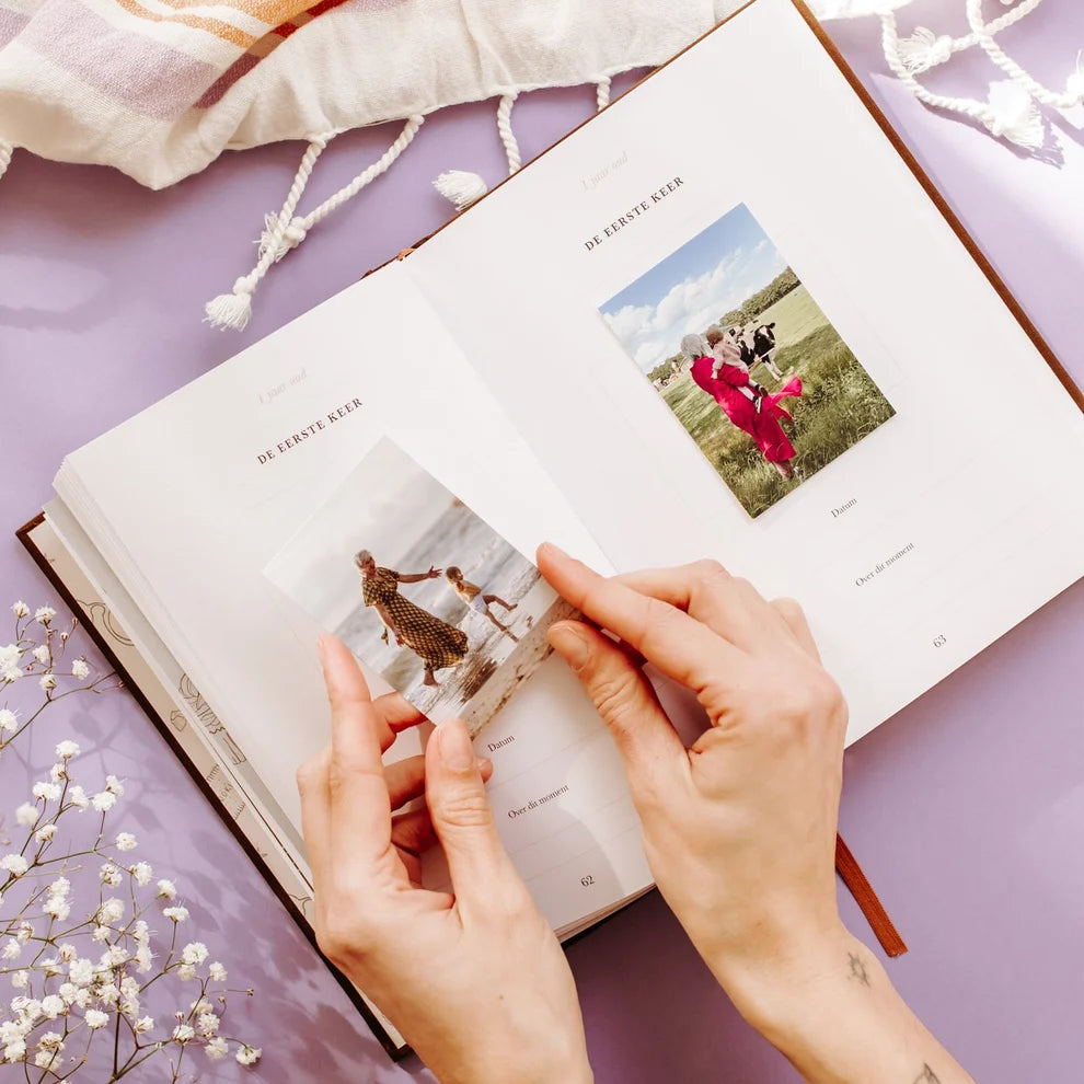 Sinds jij mijn kleinkind bent – Großeltern-Eintragebuch mit Erinnerungen und Lebensweisheiten für 10 Jahre – Birth Lines