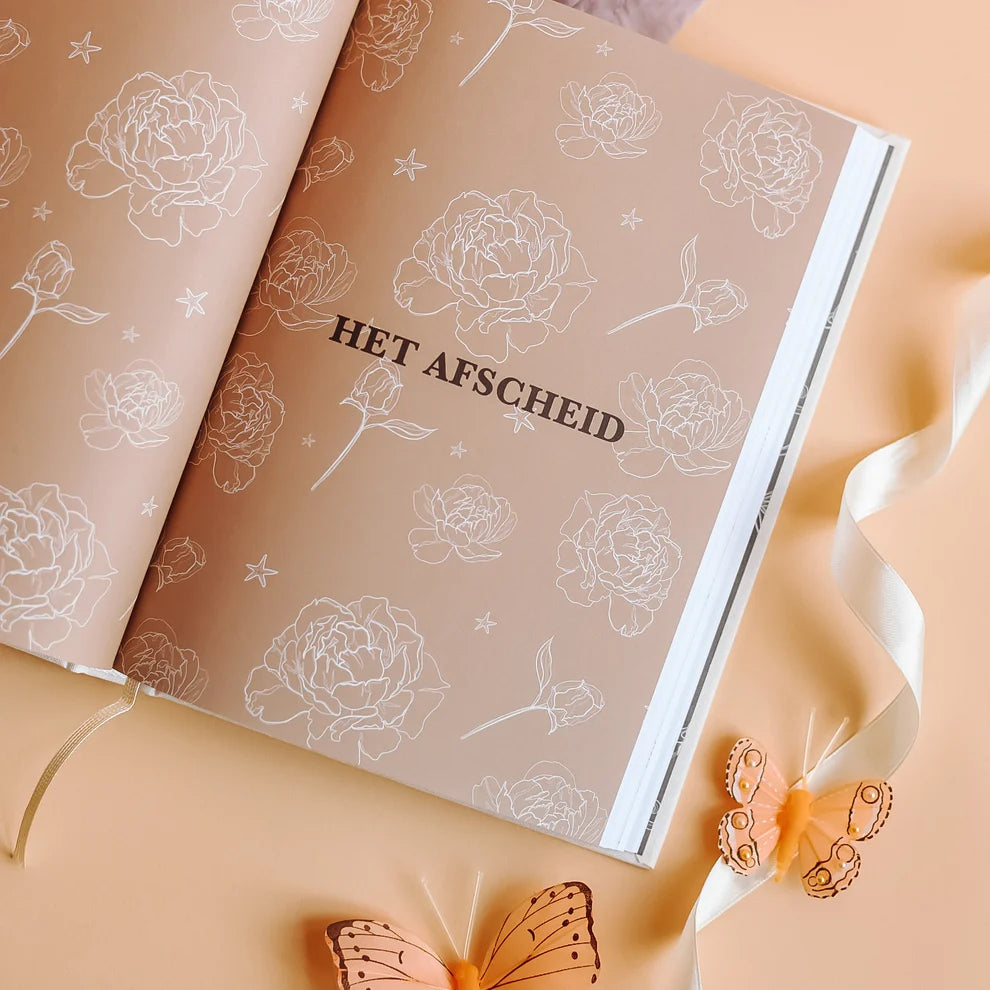 Nu jij hier niet meer bent – Erinnerungs- und Eintragbuch für dein Sternenkind – Birth Lines