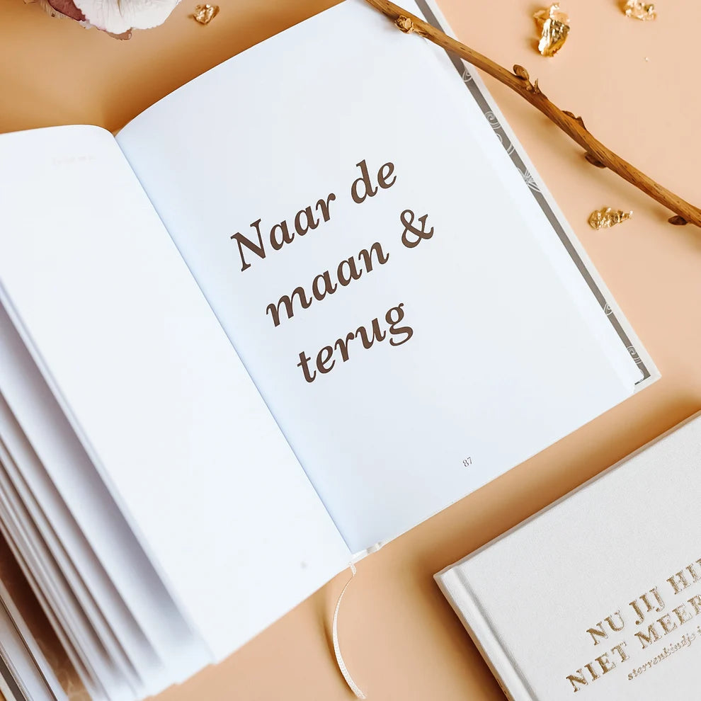 Nu jij hier niet meer bent – Erinnerungs- und Eintragbuch für dein Sternenkind – Birth Lines