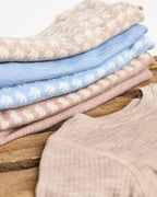Pyjama / boxpakje Konijntjes - Soft Powder Rabbits – 100% merinowol - SmallStuff
