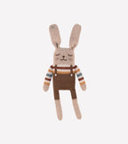 Gebreid knuffel konijntje - Rainbow sweater - Alpaca wol - Main Sauvage - productfoto