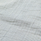 Muslin babydeken Classic Blue Stripe - 100% biologisch katoen - GOTS - CamCam Copenhagen close up