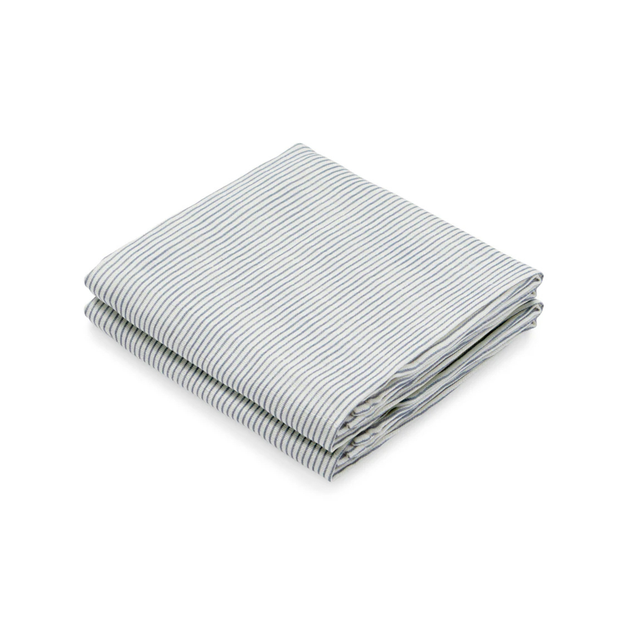 Hydrofiele doeken 2-pack Classic Blue Stripe - 70x70 cm - 100% biologisch katoen - GOTS - CamCam Copenhagen