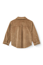 Corduroy overshirt - Overhemd top - Brown - Biologisch katoen - Copenhagen Colors - achterkant