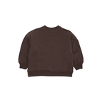 Classic sweatshirt - Brown Melange - 100% biologisch katoen - Copenhagen Colors - achterkant
