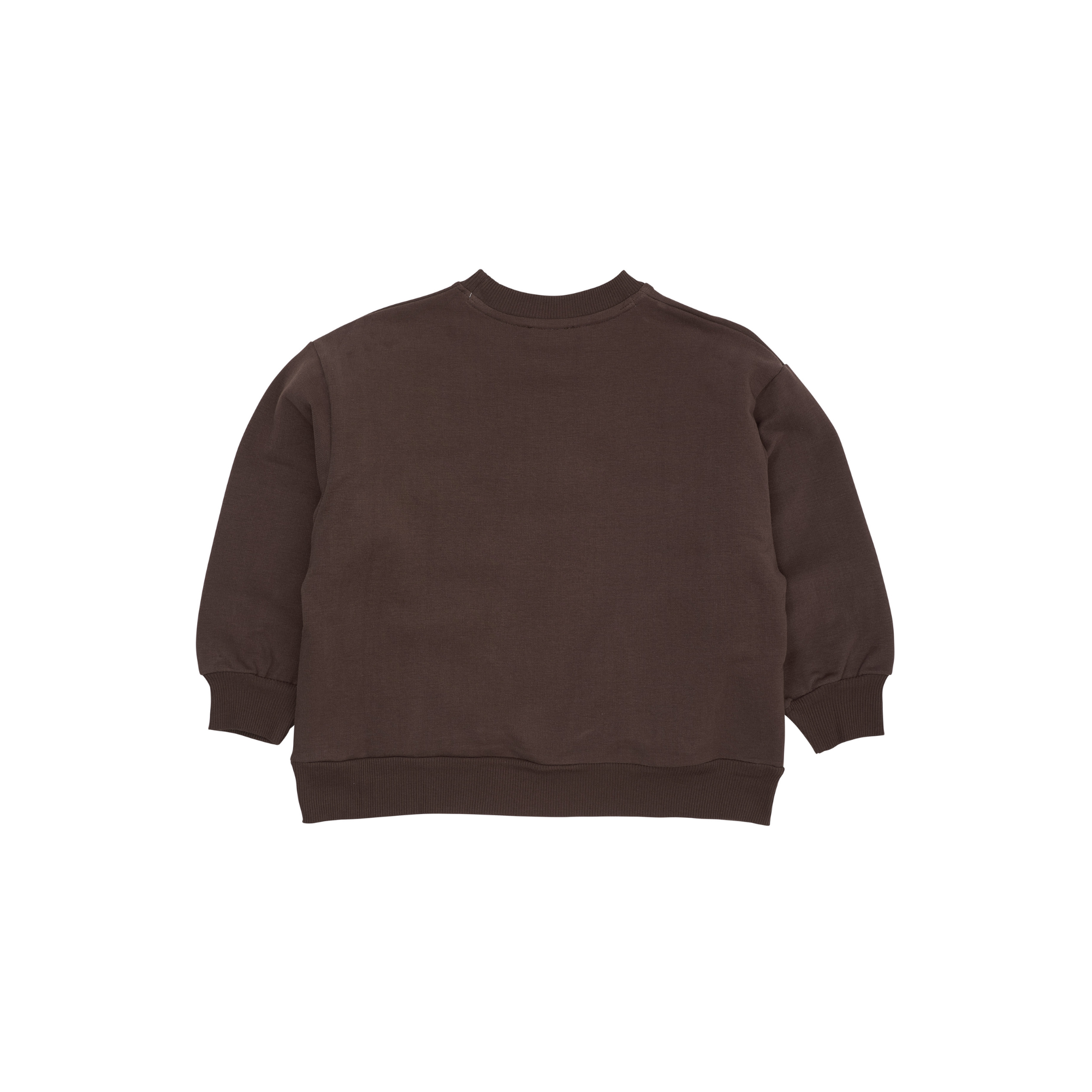 Classic sweatshirt - Brown Melange - 100% biologisch katoen - Copenhagen Colors - achterkant
