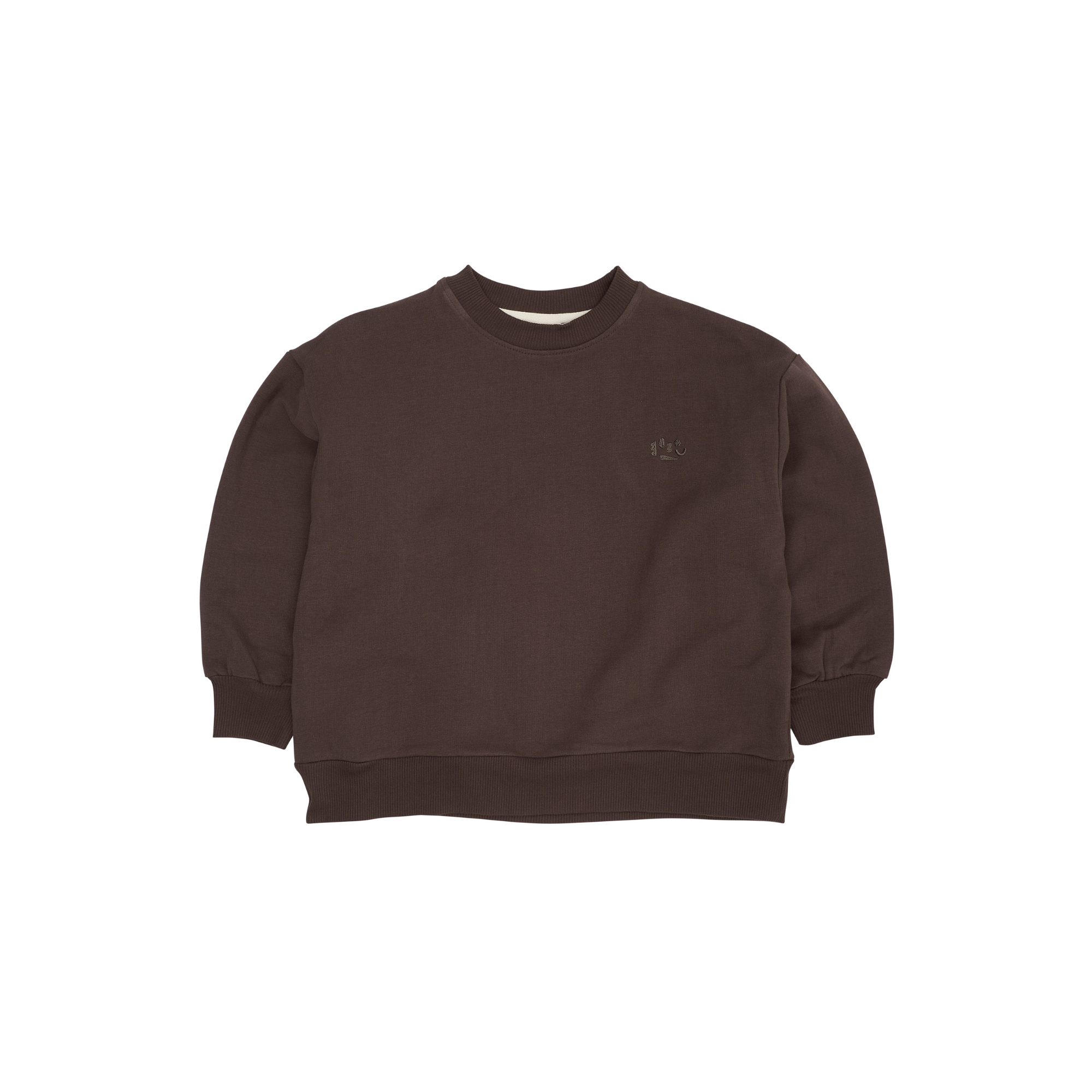 Classic sweatshirt - Brown Melange - 100% biologisch katoen - Copenhagen Colors - voorkant