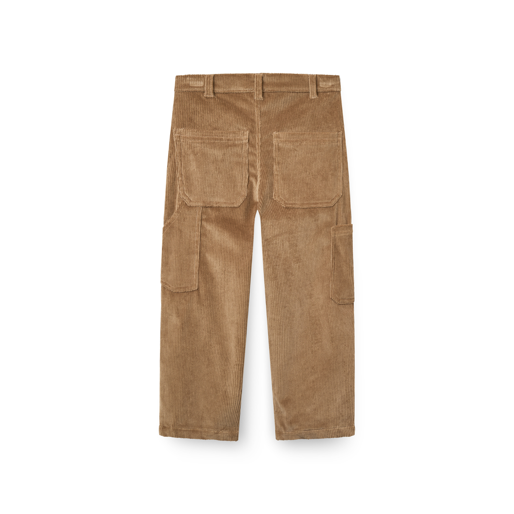 Corduroy cargo broek - Brown - Biologisch katoen - Copenhagen colors achterkant