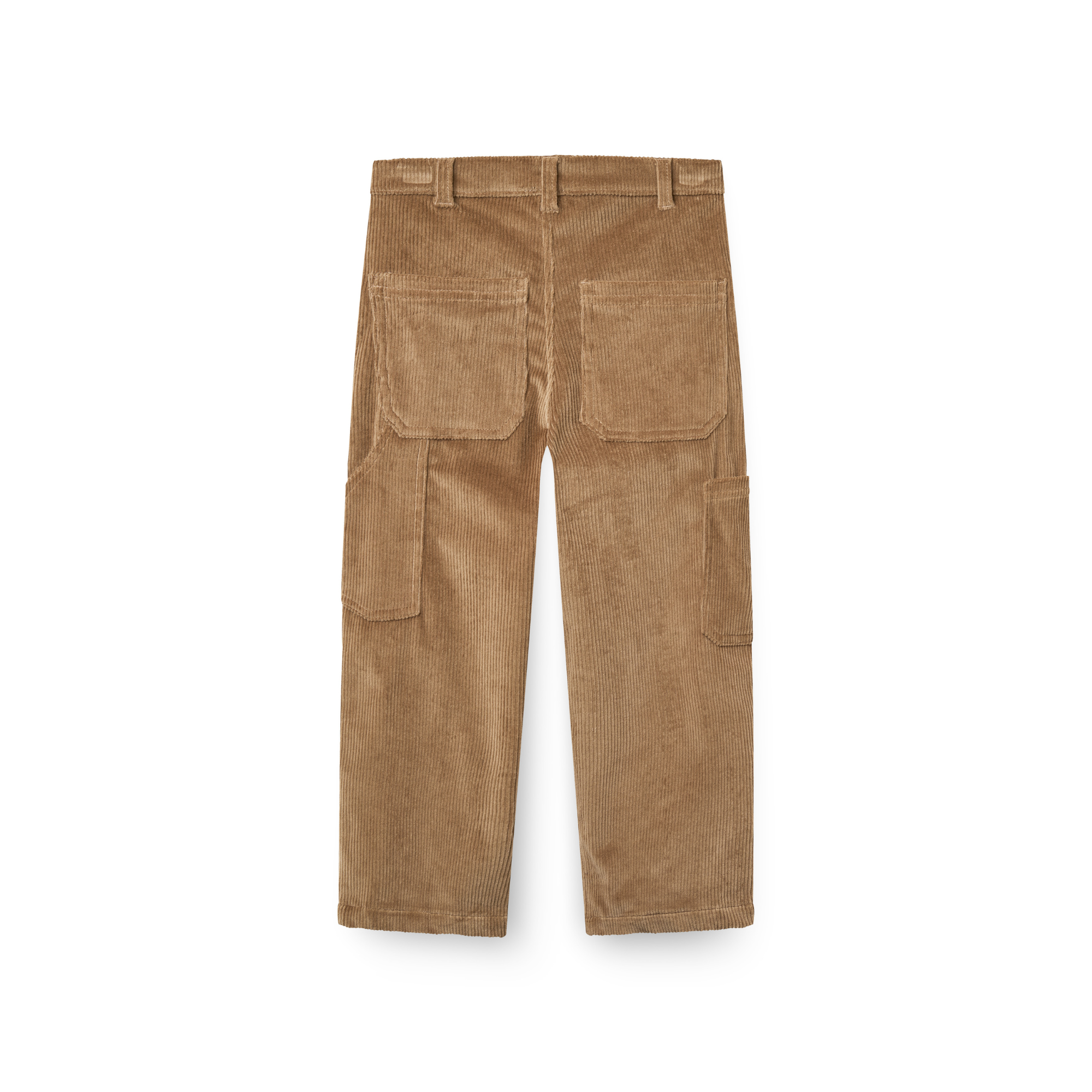 Corduroy cargo broek - Brown - Biologisch katoen - Copenhagen colors achterkant