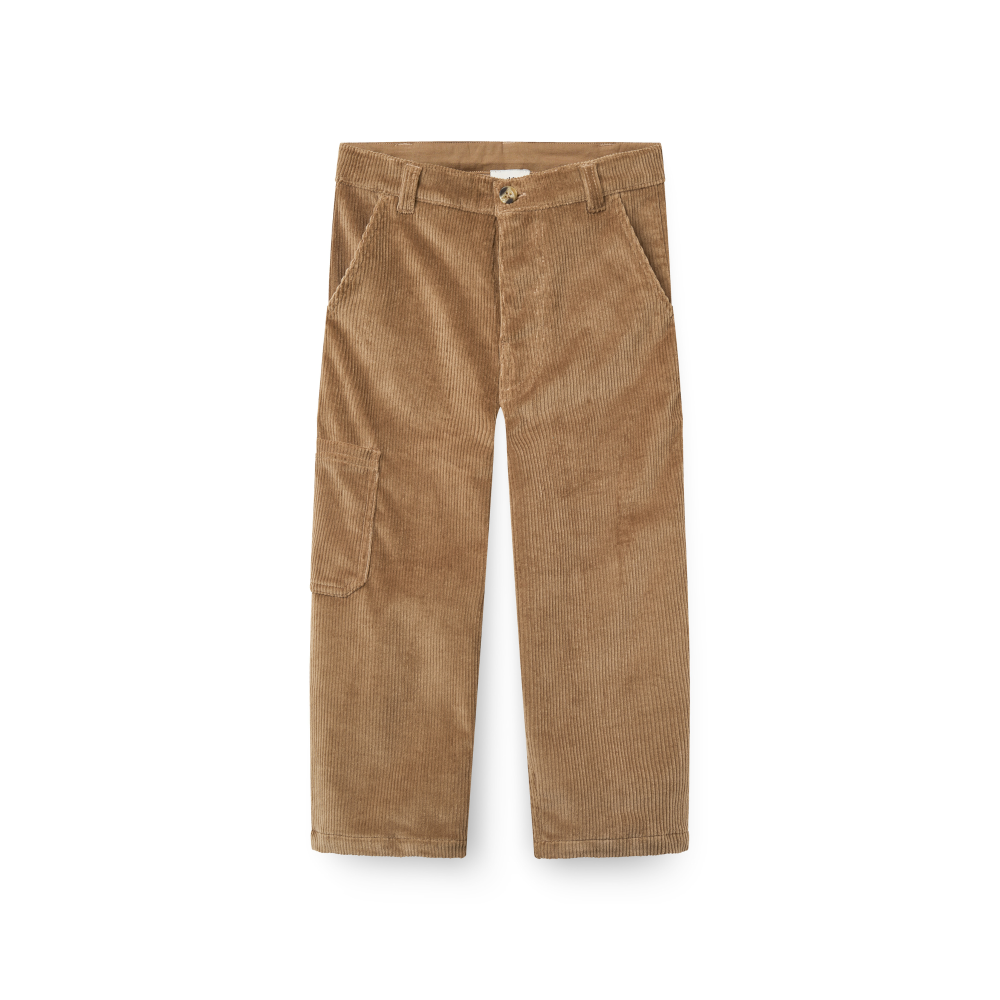 Corduroy cargo broek - Brown - Biologisch katoen - Copenhagen colors - voorkant
