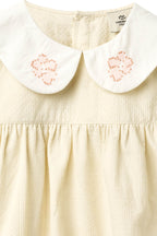 Top met kraag - Biologisch katoen - Cream/wit - Copenhagen Colors close up