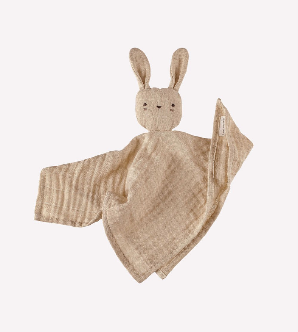Schnuffeltuch Musselinstoff - Kaninchen/Hase - Sand/Beige - Main Sauvage