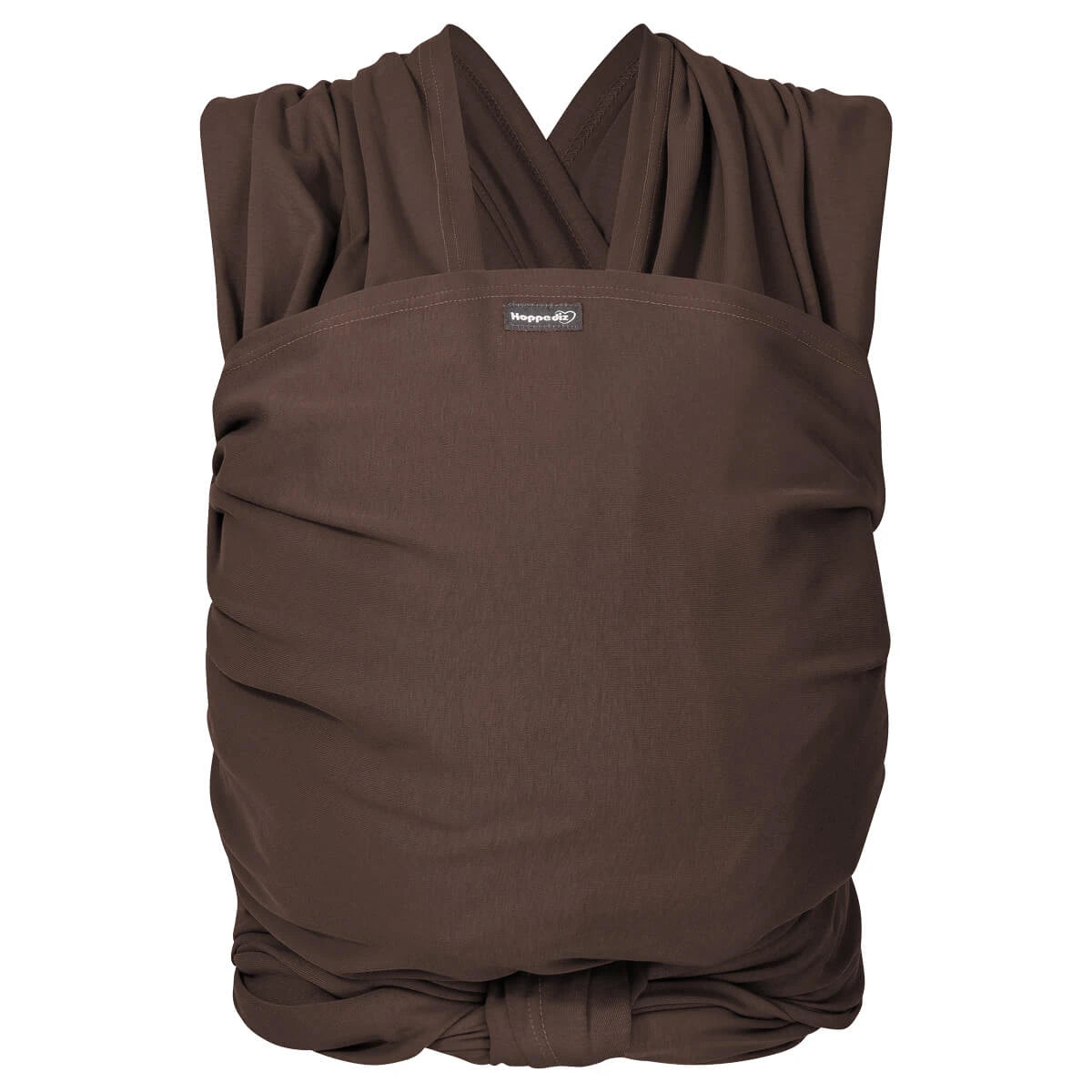Elastic Baby Sling – Chestnut – Elastisches Tragetuch – 100% Baumwolle – Neugeborene bis 9 kg – Hoppediz