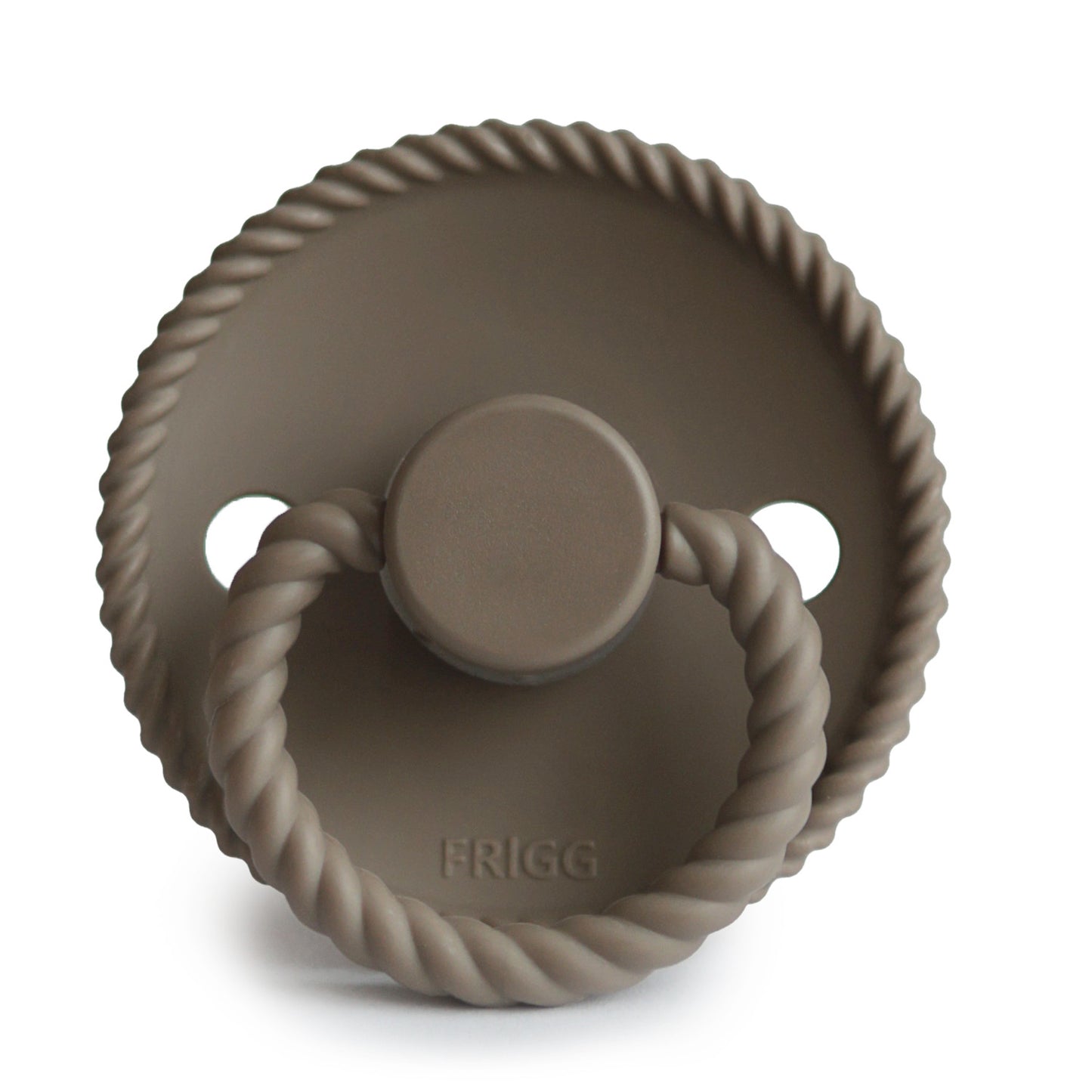 FRIGG Silikonschnuller - Rope - Portobello - 100% medizinischer Silikonschnuller