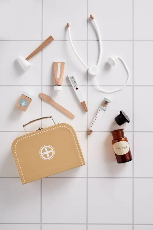 Kid's Concept - Docters case set - Dokters set - Houten speelgoed