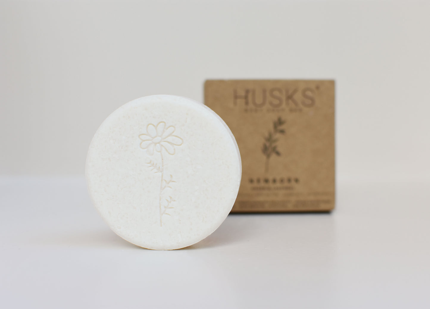 HUSKS - Newborn Baby Soap Bar - Aromatherapeutisch - Lavendel & Haver - 100% natuurlijk - SLES vrij - 2 in 1 shampoobar