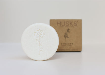 HUSKS - Newborn Baby Soap Bar - Aromatherapeutisch - Lavendel & Haver - 100% natuurlijk - SLES vrij - 2 in 1 shampoobar