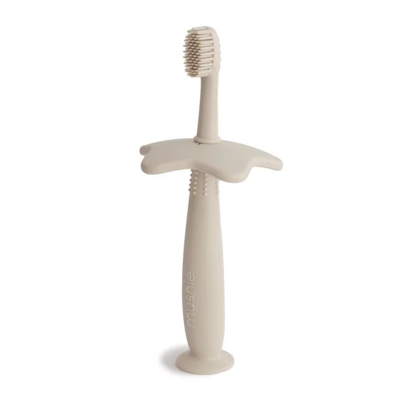 Mushie - Training Tandenborstel - 100% voedselveilig silicone