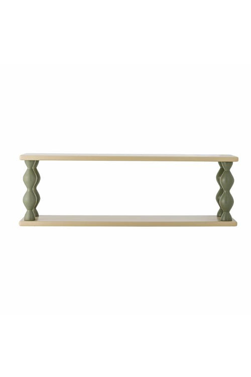 Bibiola Shelf Multi – Bloomingville MINI: front view of the wall shelf against a white background.