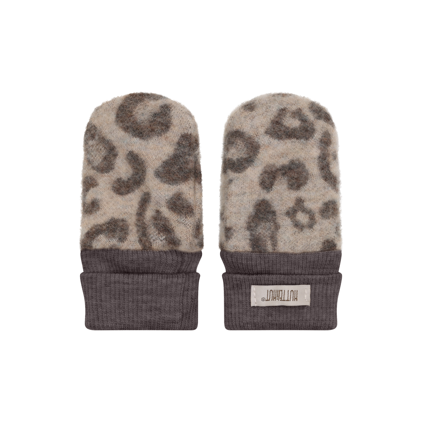 Baby wantjes - Merino wol fleece 2-laags - HUTTEliHUT camel melange