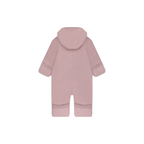 Buitenpak van merino wol fleece - Woodrose - 100% merino wol - HUTTEliHUT achterkant