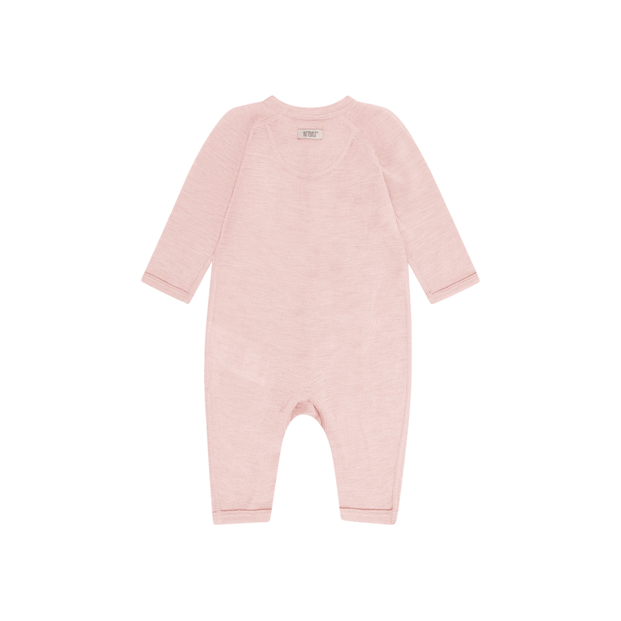Boxpakje/Pyjama - Merino wol en zijde - Rose Smoke - HUTTEliHUT achterkant