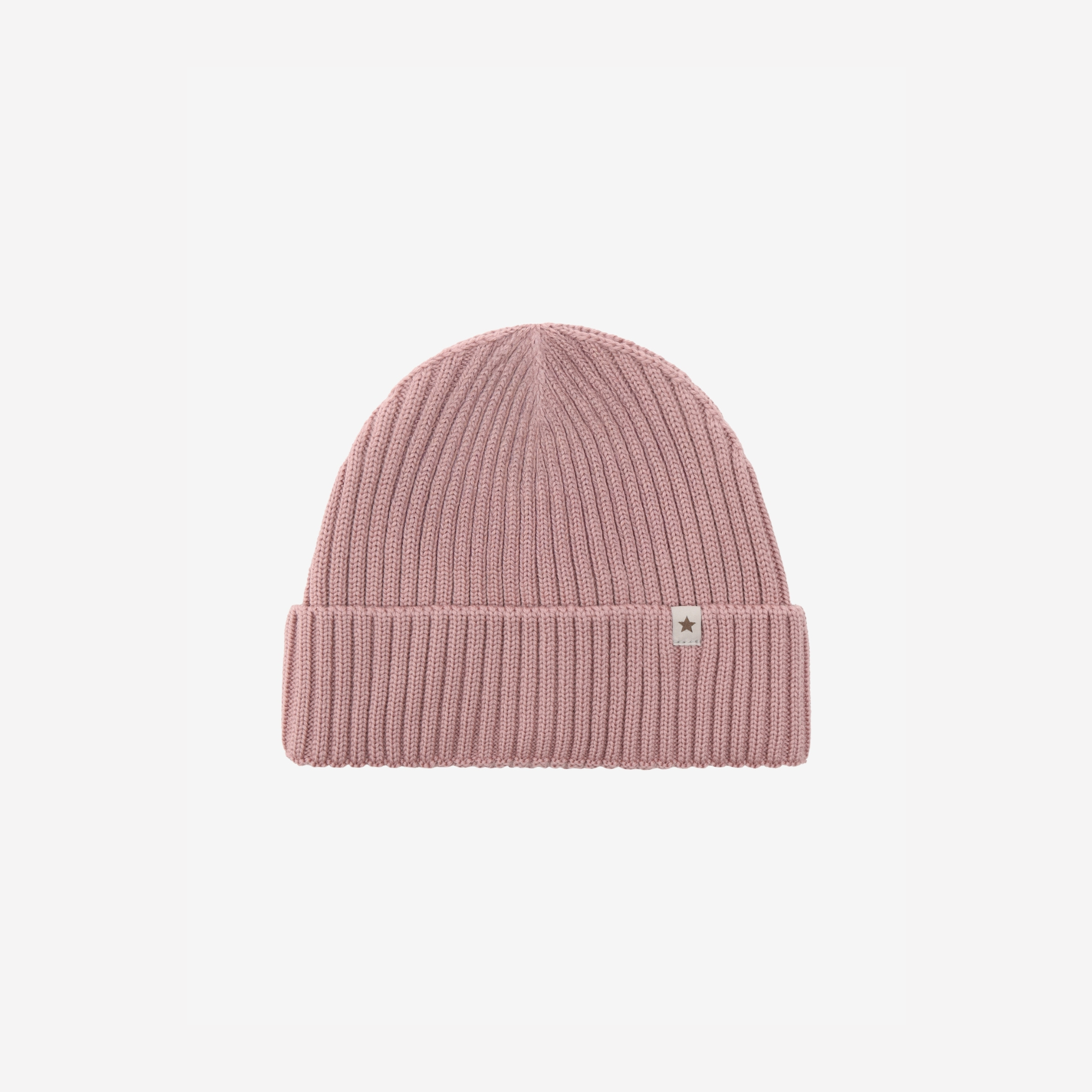 Beanie van merino wol - HUTTEliHUT woodrose