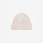 Beanie van merino wol - HUTTEliHUT cream melange