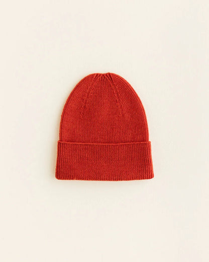 Knitted beanie - Fonzie newborn - Merino wool - HVID