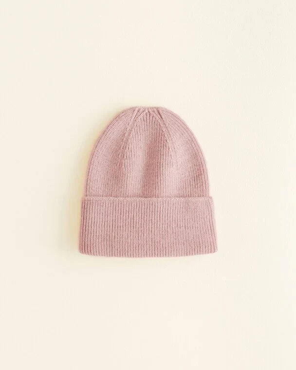Knitted beanie - Fonzie newborn - Merino wool - HVID