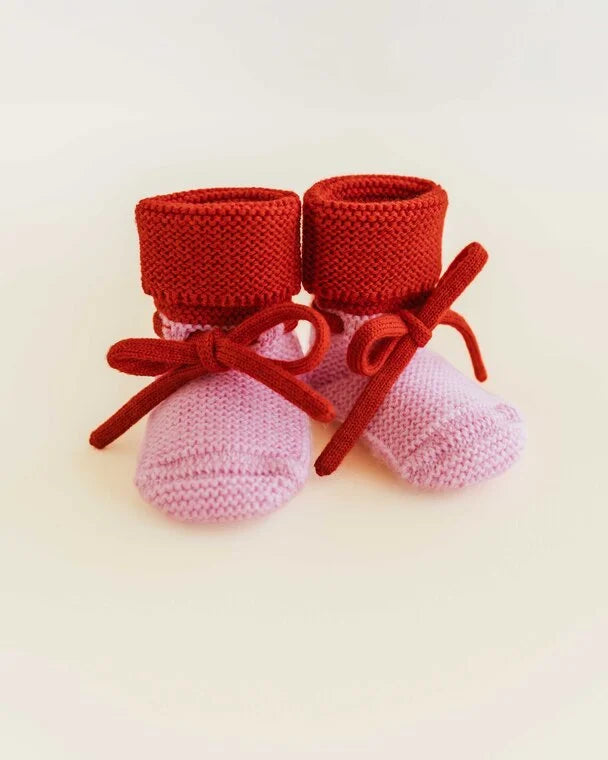 Booties – Babyschuhe – Merinowolle – HVID