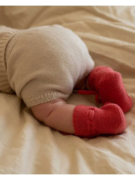 Booties – Babyschuhe – Merinowolle – HVID