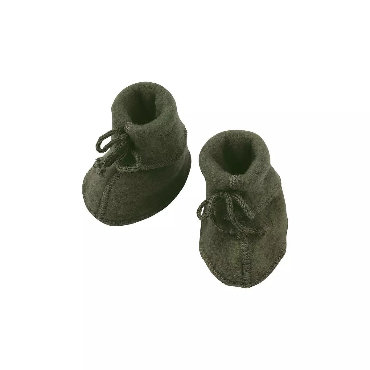 Slofjes met koordje - Wol fleece - Biologisch merino wol - Engel Natur