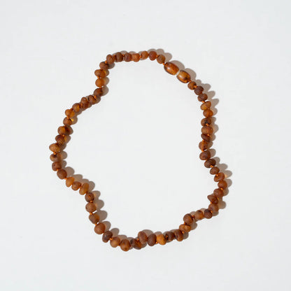 Bernsteinkette Raw Caramel Amber - 32 cm - Kinder 0-3 Jahre - Nirrimis