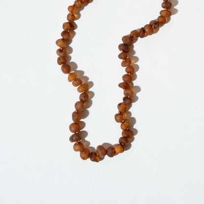 Bernsteinkette Raw Caramel Amber - 32 cm - Kinder 0-3 Jahre - Nirrimis