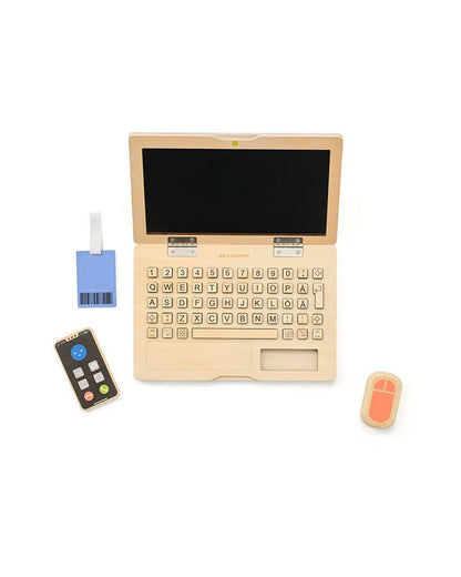 Spielzeuglaptop - Computer-Set - Holzspielzeug - Kid's Concept